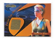 2004 Rittenhouse Star Trek Voyager Archives Jeri Ryan Seven 9 Costume Relic C12 picture
