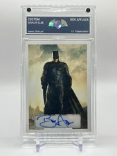 Ben Affleck Signed Batman Auto Card Authentic Leaf Autograph 1/1 Custom Display picture