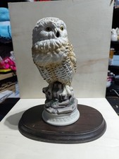 Napcoware Snowy Owl Limited Edition Series C-9345 Figurine-Japan-9.5