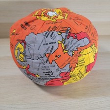 Vintage Hugg-A-Planet Mars Globe Plush XTC Products Astronomy Educational Toy picture