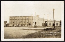 Canada DURHAM Ontario 1928 Street View Furniture Factory. Real Photo Postcard picture