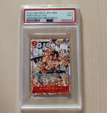 2023 ONE PIECE JPN SAIKYO JUMP MINI MANGA HOLO PORTGAS D. ACE 013 PSA 9 picture