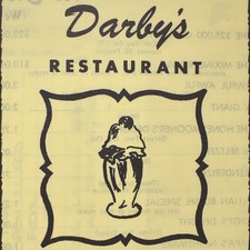 1960 Darby's Restaurant Menu 216 Lincoln Road Miami Beach Dade County Florida picture