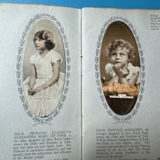 1935 Carreras Popular Personalities Uncut Set Queen Elizabeth Rookie Rc🔥bradman picture