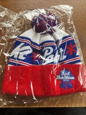 K2 Pabst pompom ski hat NIB Rare, gift to K2 employee, proceeds to charity picture