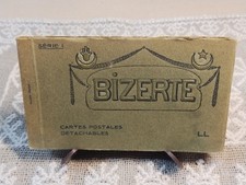Antique c.1910 Bizerte Tunisia Complete Postcard Album 18 Views E. Fages LL picture