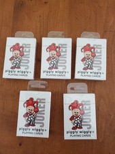 5 decks of Piggly Wiggly Playing Cards Promo Item New in Box picture