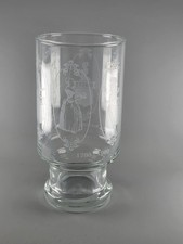 Vintage Baker's Chocolate Drink Glass, White Printed, #26-10-0488 picture