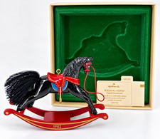 Hallmark Collector's Series Rocking Horse Ornament Second In The Series 1982 picture