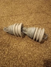 Lot Of 2 Porcelain/Ceramic High Voltage Electrical Power Line Insulators PP Knox picture