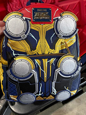 Loungefly Marvel Thor: Love and Thunder Mini Backpack Glow Dark Blue picture
