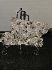 AMAZING VERY RARE MIX Super 7 matrix with epidote cubes display specimen R79 picture