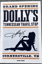 Dolly Parton - Dolly’s Travel Stop Grand Opening Poster- last dolly event picture