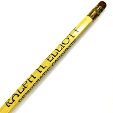 c1950s La Porte City, IA Ralph H Elliott Democrat Supervisor Campaign Pencil VTG picture