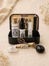 Mini Travel Altar Kit • Witchcraft Ritual Set • Hecate Protection & Spell Kit picture