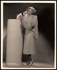 Hollywood Beauty BINNIE BARNES FASHION Portrait STYLISH POSE 1930s Photo 692 picture