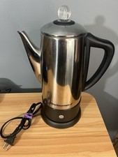 Elite Gourmet Stainless Steel Electric Coffee Percolator 12-Cup picture