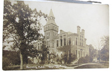 1914 LANSING MICHIGAN MI. RPPC Real Photo Postcard of Museum M.A.C. Posted picture