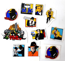 11 Vintage 1990 Dick Tracy Puffy Stickers Walt Disney Company Imperial Set 2 picture