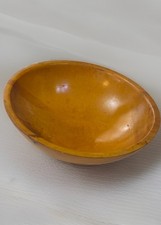 Vintage Rock Maple Wooden Bowl Hand turned 12.5 Inches Wood Grains picture