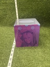 Disney Hannah Montana Secret Star Tissue Box Cover Acrylic Purple Disney Store picture