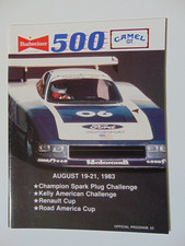 Vintage Original 1983 Budweiser 500 Race Program - Road America picture