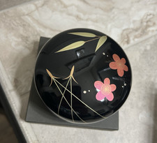 Yamada Heiando Japanese Lacquered Dome Box Ume Plum Blossom Motif – New /  BOX picture