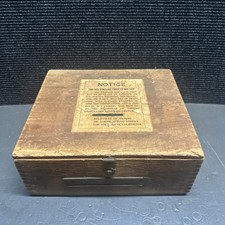 Vintage Wooden Ballot Precinct Register Box Los Angeles California Election picture