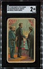 1910 Flexo Giants T70 Historical Events (PSA 2 GD) Inauguration of Lincoln picture