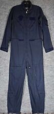 Gibson & Barnes Pilot Flight Suit Size 42 T Navy Blue Made in USA Zip Front picture