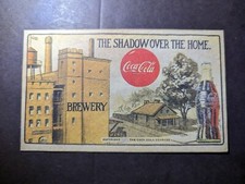 Mint 1947 USA Coca Cola Prohibition Era Postcard The Shadow Over The Home picture