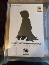 2018 SAN DEIGO C.C. EXC. DC ARTIST ALLEY BATMAN BY CHRIS UMINGA (B/G) (W/ PROT) picture