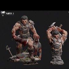 Player 1 Studio Berserk Zodd Resin Statue Pre-order 1/6 Scale EX Ver 2 Heads New picture