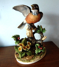 ANDREA SADEK Porcelain Figurine Robin Bird 9