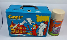 Lunch Box Vintage Casper The Friendly Ghost Vinyl 1966 Rare With Thermos T7 picture