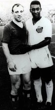 Sport Football 1960 West Germany star forward Uwe Seeler Brazils y- Old Photo picture