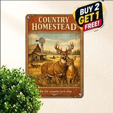 Olde Farmhouse Rustic Sign Vintage Country Home Decor Metal Tin Plaque picture