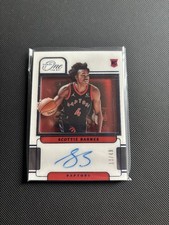 2021-22 Panini One and One Scottie Barnes RC Auto Toronto Raptors #RA-SCB /49 picture