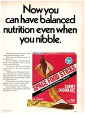 1971 PRINT AD, Pillsbury Space Food Sticks Balanced Nutition 70's Diet Food Ad picture