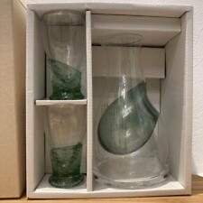 Sake cup Guinomi Cold  Bottle Glass Set Saki Crystal picture