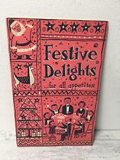 Vintage FESTIVE DELIGHTS Electric Cooking Institute Jane Foster Cookbook Recipes picture