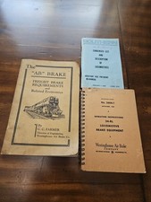 1934, 1955, 1979 Old Railroad Equipment Media Manuals picture