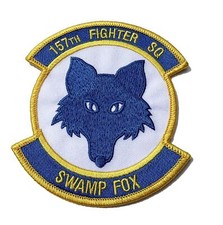157TH FIGHTER SQ SWAMP FOX Patch - Sew On picture
