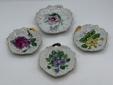Set of 4 Vintage Berkshire Fine China Japan Floral Motif Trinket Dishes picture