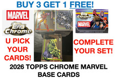 2026 Topps Chrome Marvel Base #1-200 - BUY 3 GET 1 FREE U PICK (FREE SHIPPING) picture