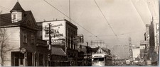 c1940s Chicago Trolley Streetcar Photo Granada Theater Hebard Storage Morgan st picture