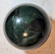 Yukon Jade Deep Green Jade 82mm Sphere for Home Decor or Unique Gift  5259 picture
