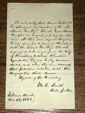 Antique St. Maria's Ref Church East Hanover Dauphin Co Pennsylvania Letter 1863 picture