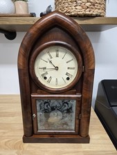 Antique 1860's Forestville Conn. BeeHive Mantel Clock Original Working Condition picture