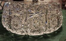 Vintage German Leaded Cut Crystal Decorative Bowl - Gorgeous Large 12